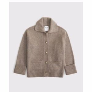 Abercrombie & Fitch Ribbed Collared cardigan